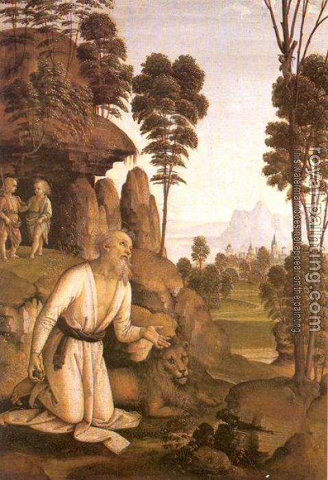 Pietro Perugino : St. Jerome in the Wilderness